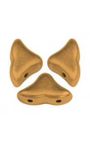 Les perles par Puca® Hélios beads Bronze gold mat 00030/01740